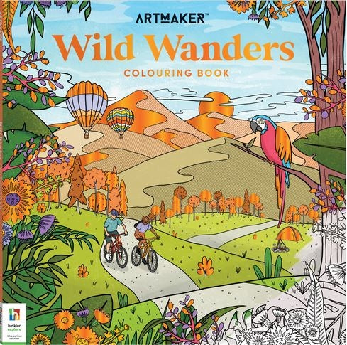 Art Maker Wild Wanders Colouring Book