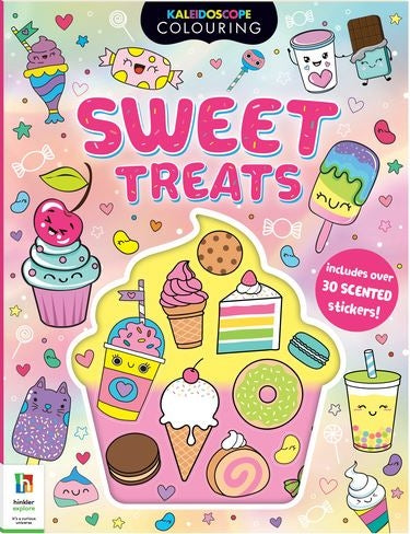 Kaleidoscope Colouring Scented Stickers Sweet Treats