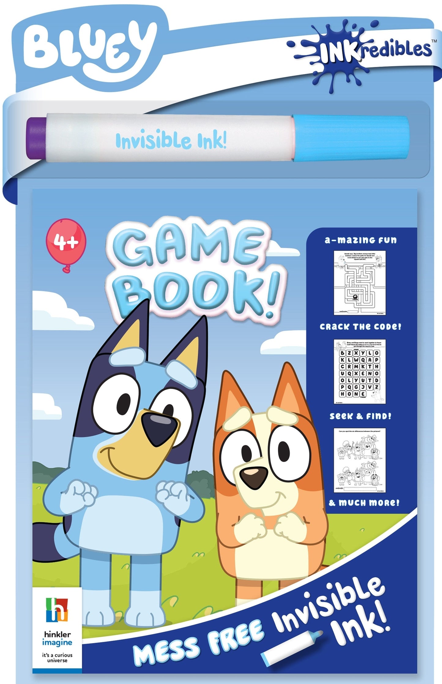 Inkredibles Bluey Invisible Ink