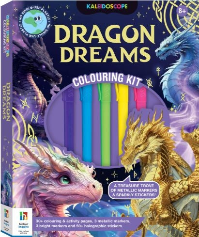 Kaleidoscope Colouring Kit Dragon Dreams