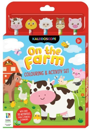 On the Farm Colouring & Activity Set