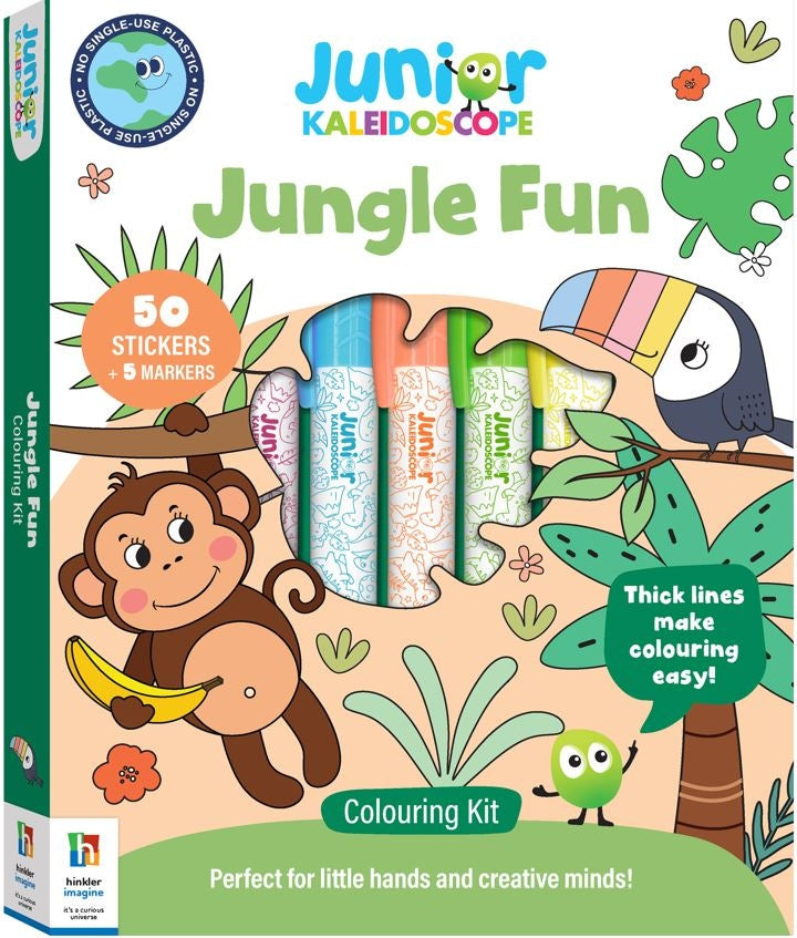 Kaleidoscope Colouring Kit Jungle Fun