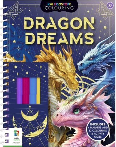 Kaleidoscope Coloring Kit Dragon Dreams