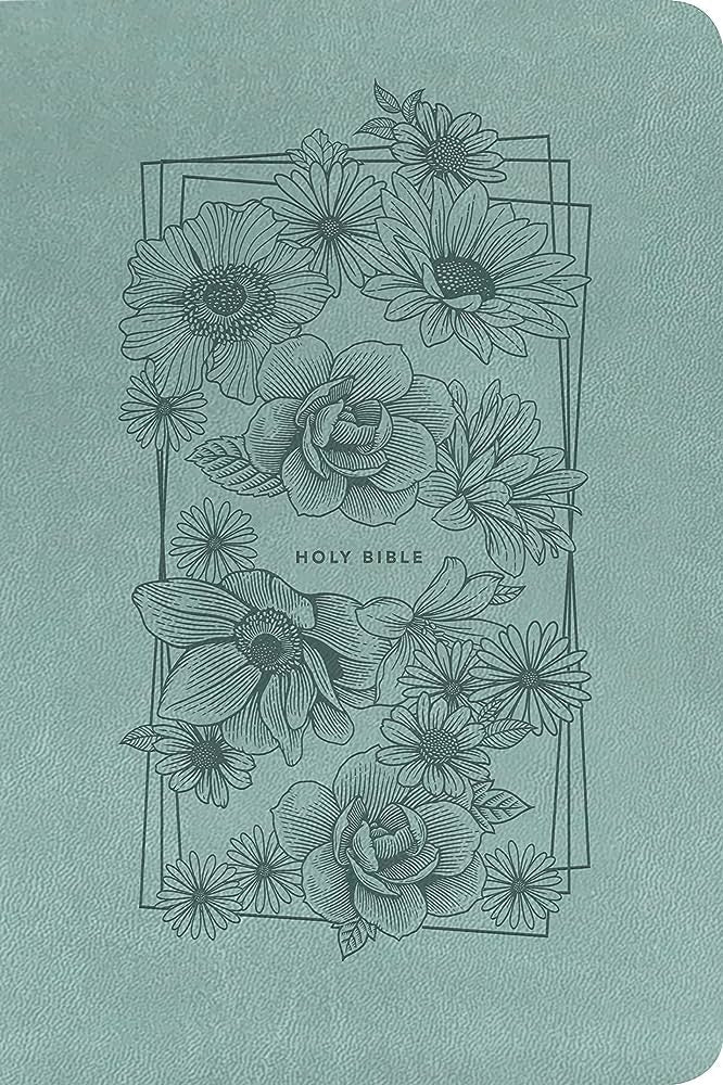 Bible NLT Filament Premium Value Thinline, Bouquet Teal