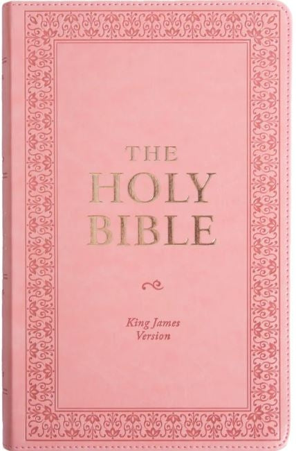 Bible KJV Pink Faux Leather Bible Giant Print
