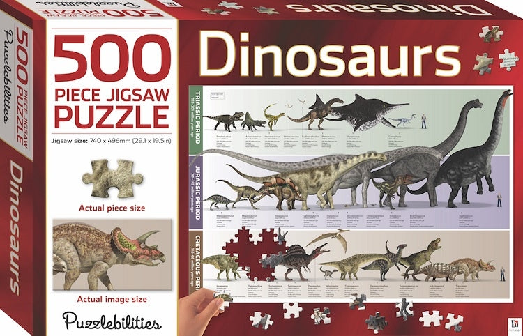 500 Piece Dinosaurs