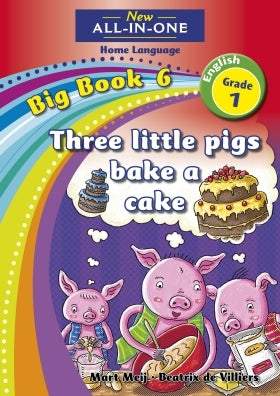 New All-in-One English HL Grade 1 Big Book 6:Three Little Pigs Bake Cake