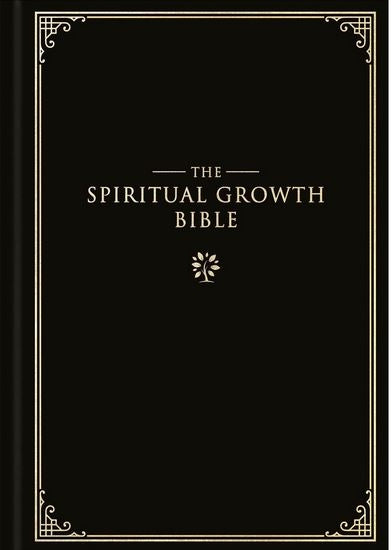 The Bible NLT Spiritual Growth Black