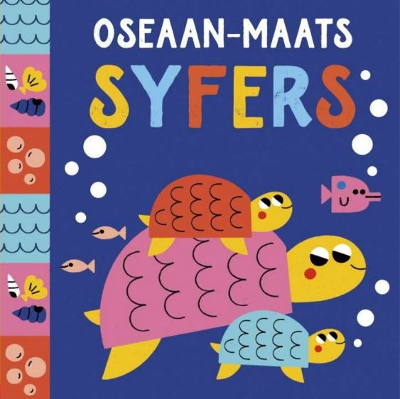 3 x 9 Stuk Legkaart en leer: Oseaan-Maats Syfers