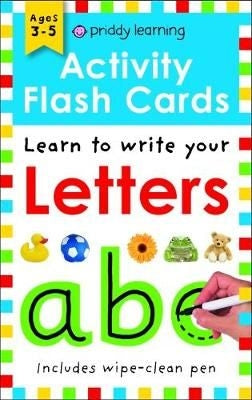 Activity Flash Cards: Learn to Write Your Letters