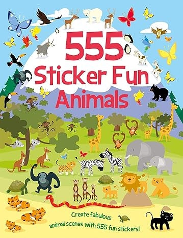 555 Sticker Fun Animals