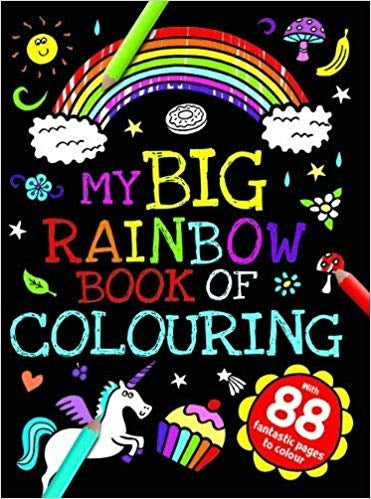 My Big Rainbow Book Colouring
