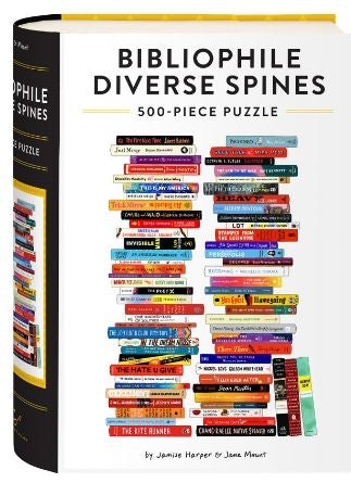 500 Piece Bibliophile Diverse Spines