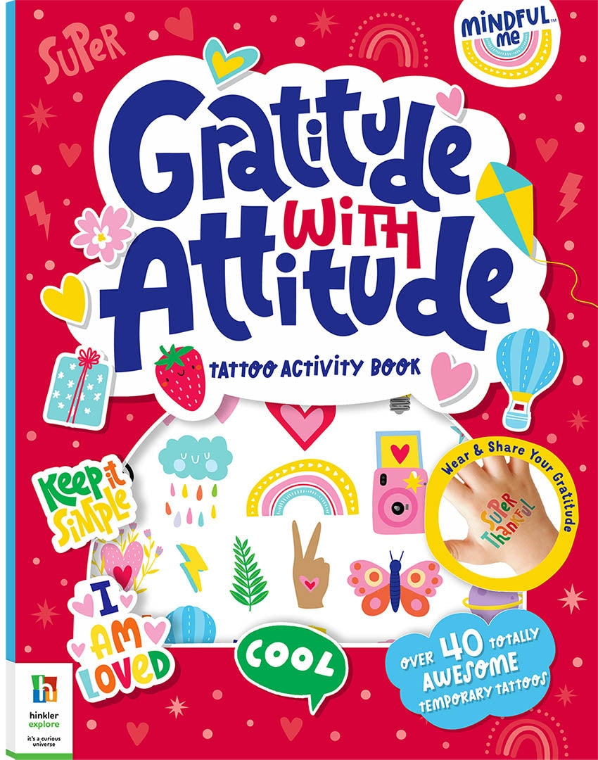 Gratitude with Attitude: Tattoo Activity Book
