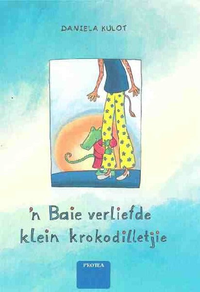 Baie verliefde klein krokodilletjie