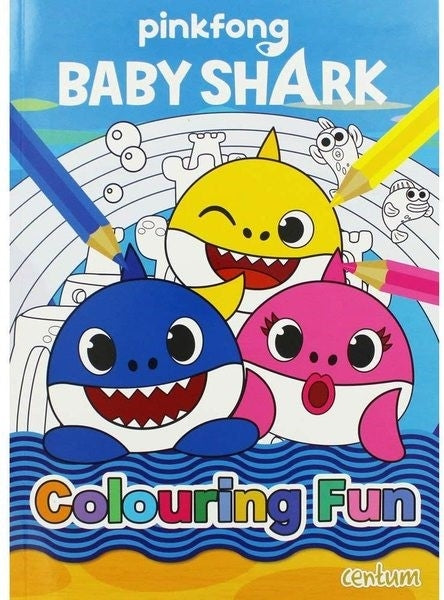 Baby Shark Colouring Book