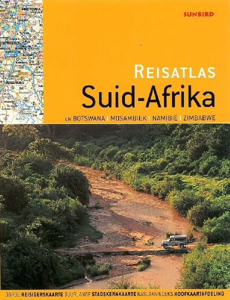 Reisatlas van Suid-Afrika en Botswana, Mozambique, Namibia, Zimbabwe