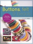 Buttons, felt & beads