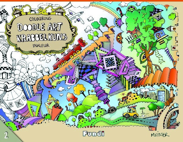 Krabbelkuns Inkleur - Doodle Art Colouring 2