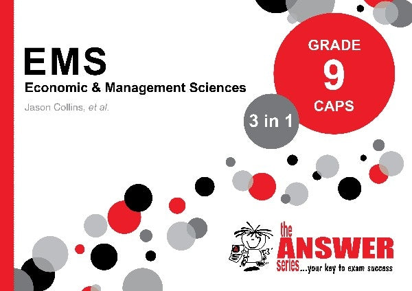 EMS Economic & Management Sciences 3 in 1 Book + Template book Grade 9