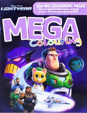 Disney Pixar Lightyear Mega Colouring Book - 120 Page