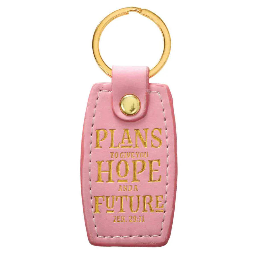 Hope and Future LuxLeather Keyring