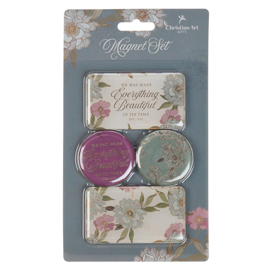 He Has Made Everything Beautiful in Its Time Four-Piece Magnetic Set