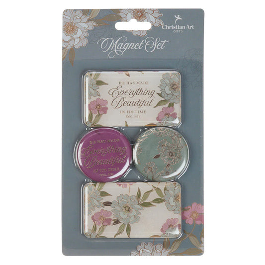 He Has Made Everything Beautiful in Its Time Four-Piece Magnetic Set