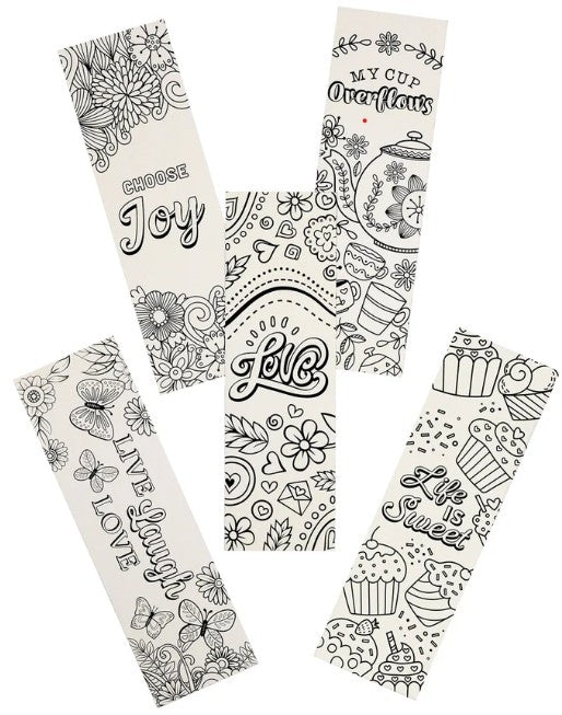 Bookmark Colouring Set Five Piece: Choose Joy