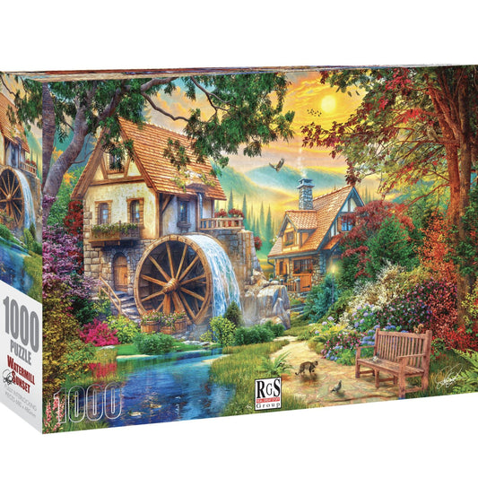 1000 Piece Watermill Sunset