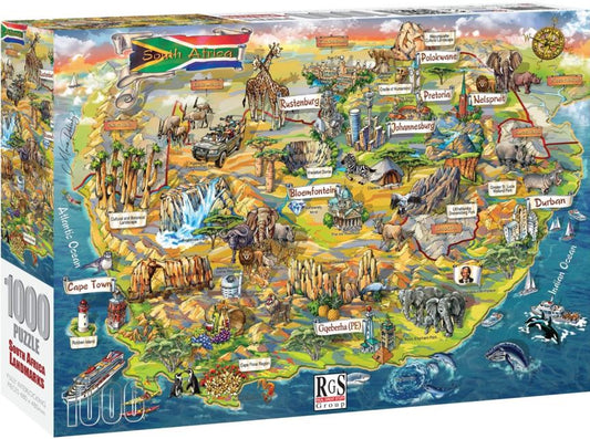1000 Piece South Africa Landmarks