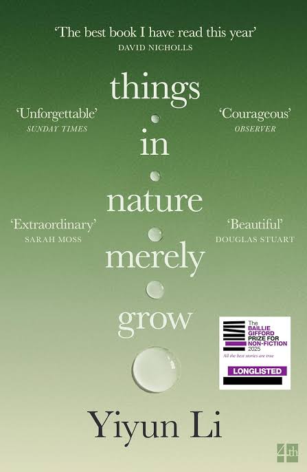Things in Nature Merely Grow