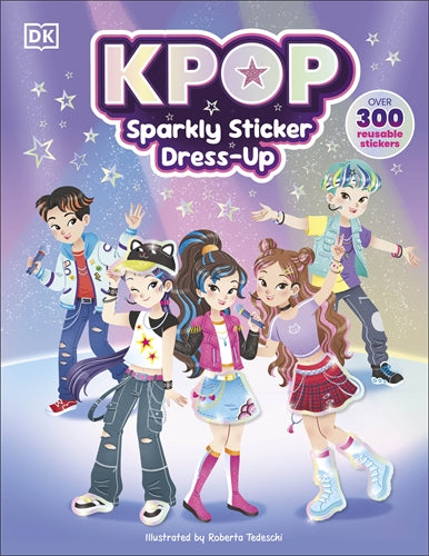 K-Pop Superstar Shimmer Sticker Dress Up