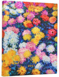 2027 Dayplanner Monet's Chrysanthemums