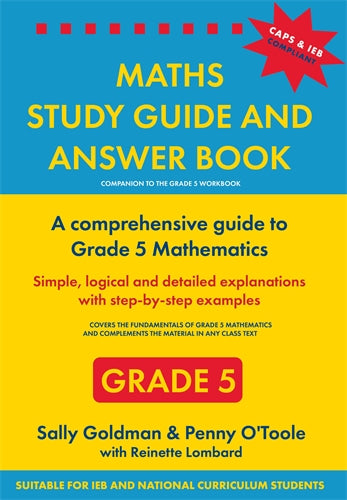 Maths Study Guide and Answer Book Grade 5