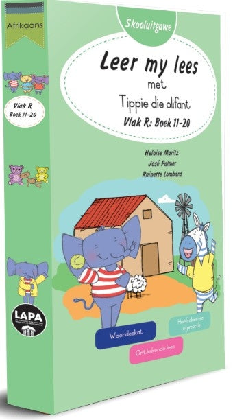 Leer my lees Vlak R Tippie Boekpak Boek 11 tot 20 (Skooluitgawe)