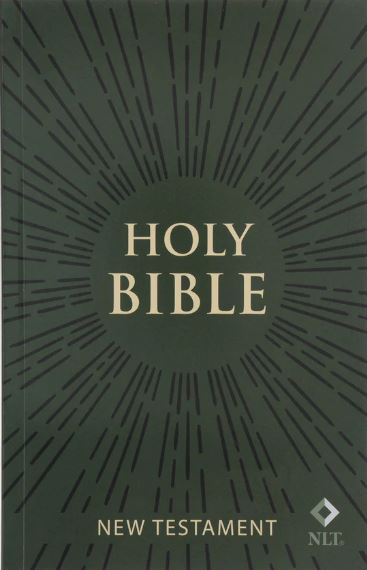 Bible NLT Green Paperback New Testament