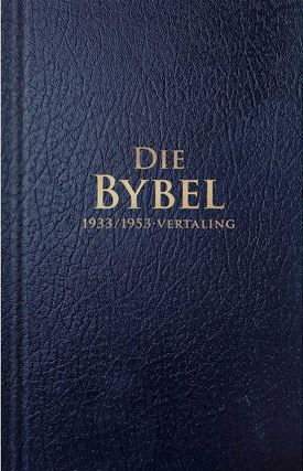 Bybel Afrikaans 1933/1953 Vertaling Swart Hardeband