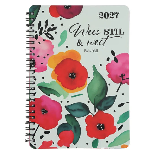 2027 Dagbeplanner Wees Stil en Weet