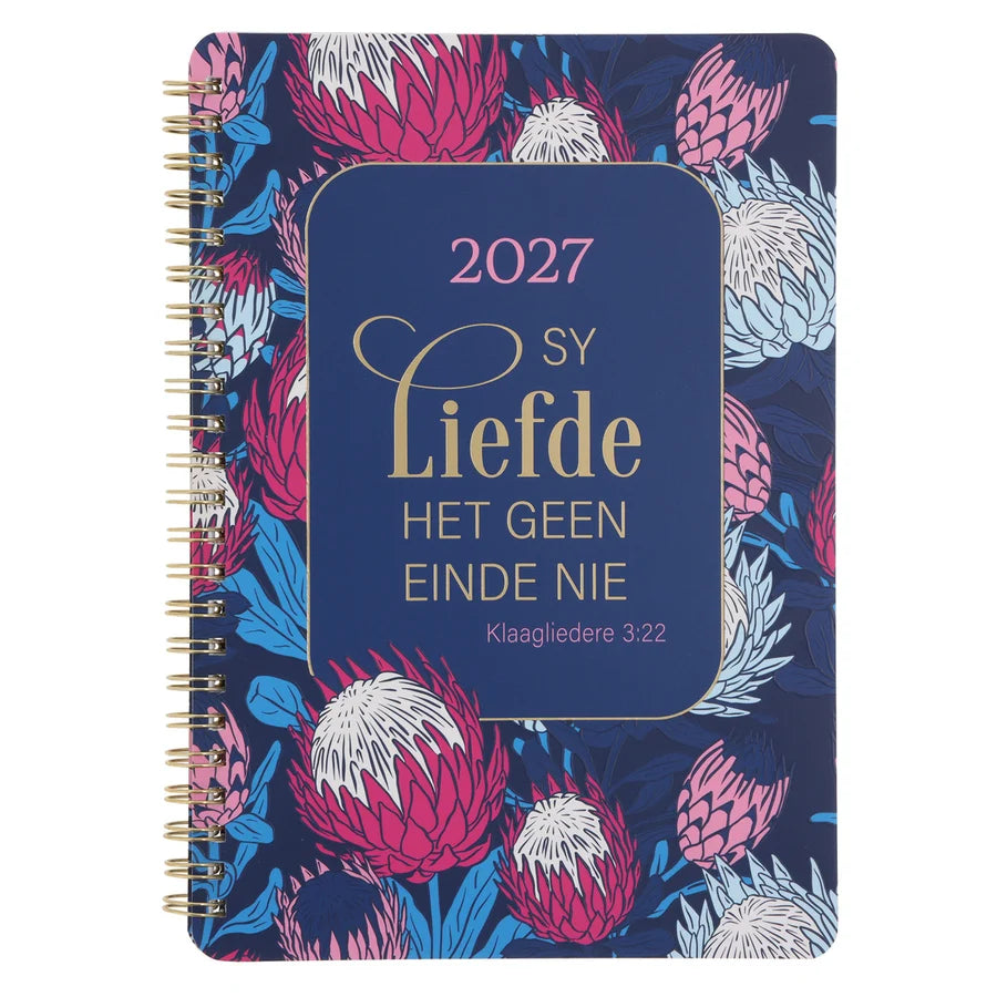 2027 Dagbeplanner Sy Liefde Het Geen Einde Nie