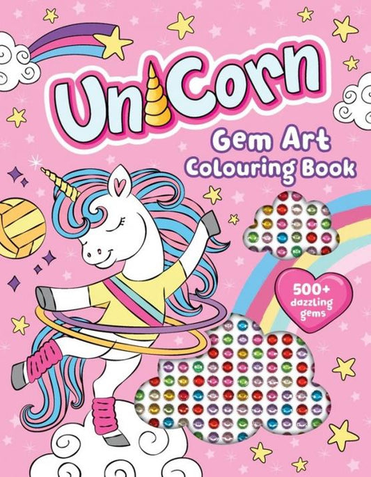 Gem Art Colouring Book Unicorn