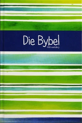 Die Bybel 1983 Vertaling Mediumgrootte Volkleur Hardeband Groen en Blou