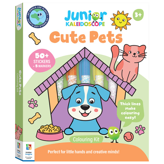 Kaleidoscope Colouring Kit Cute Pets