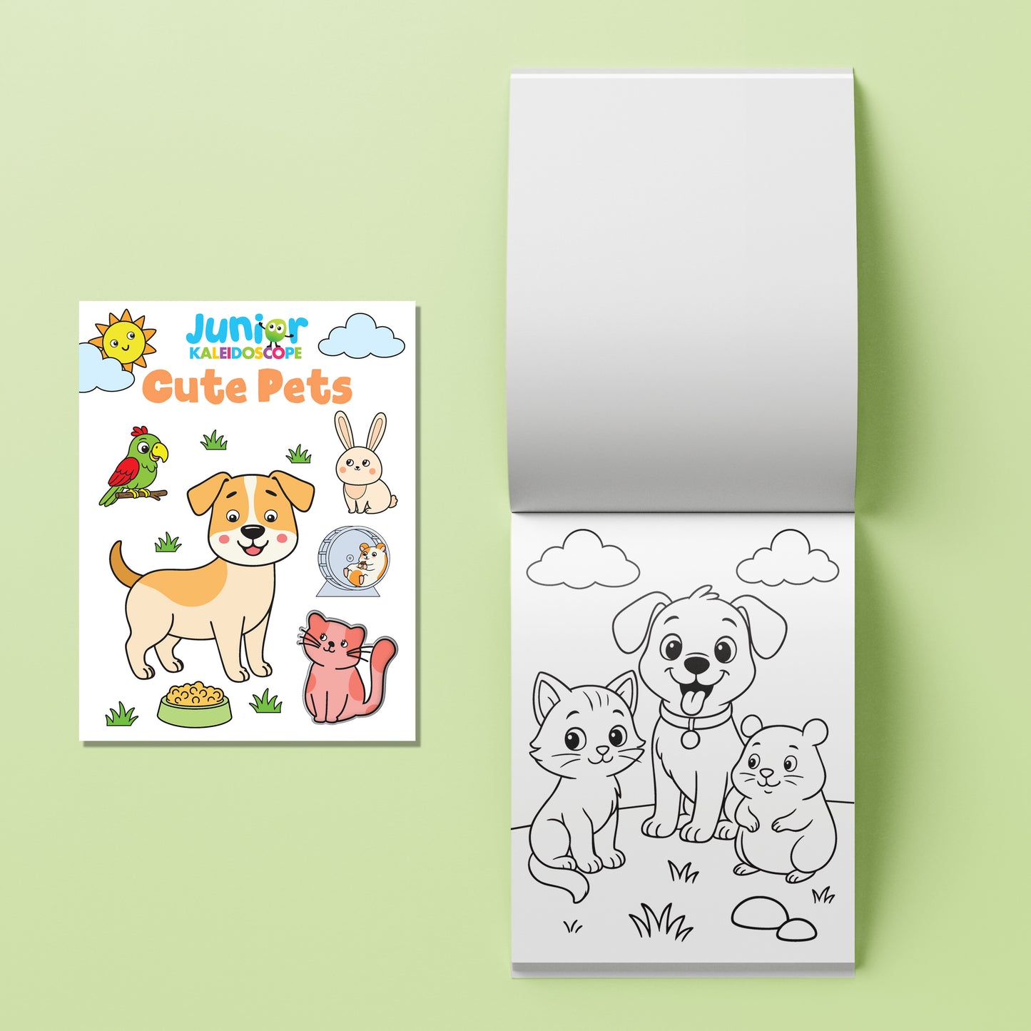 Kaleidoscope Colouring Kit Cute Pets