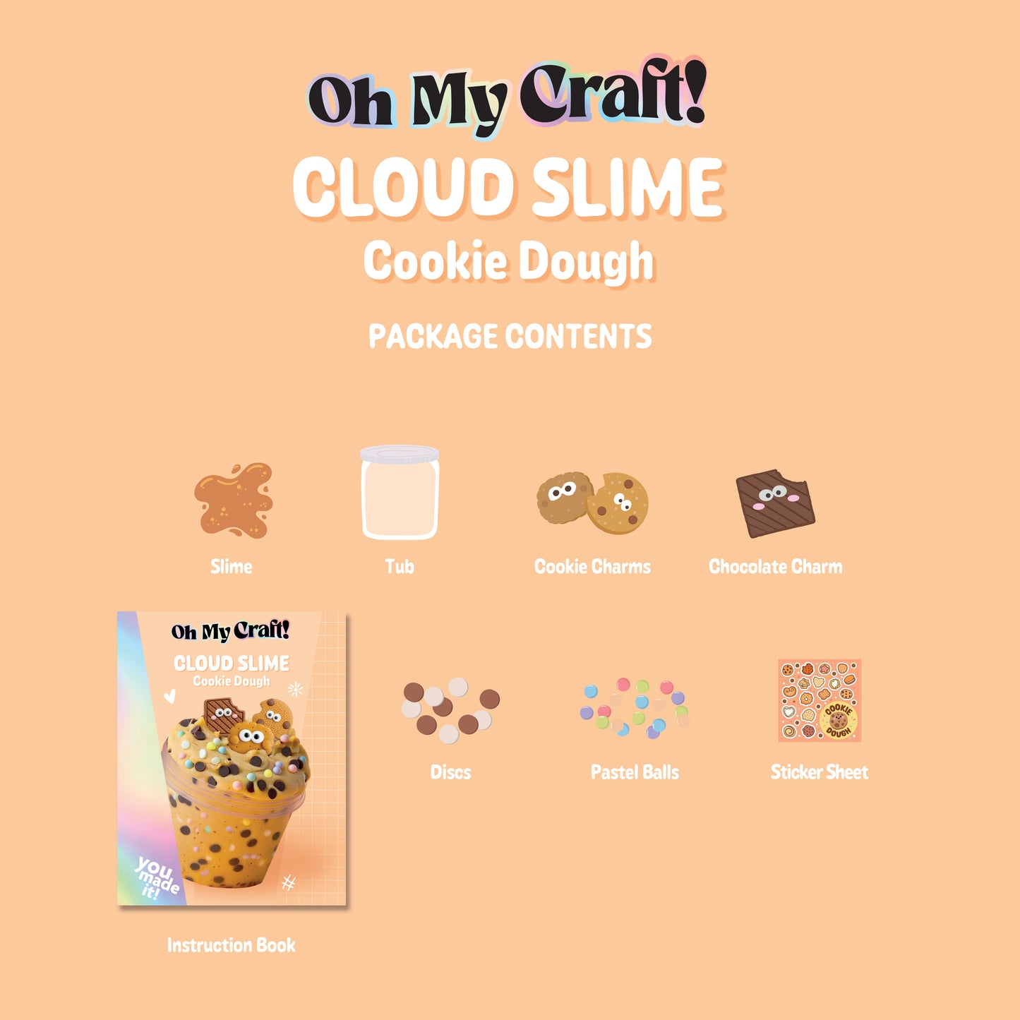 OMC! Oh My Craft Cookie Dough Slime Kit