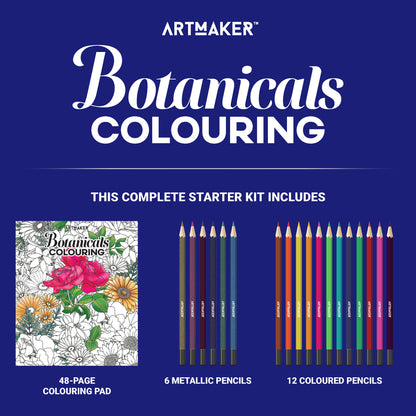 Art Maker Studio Botanicals Colouring