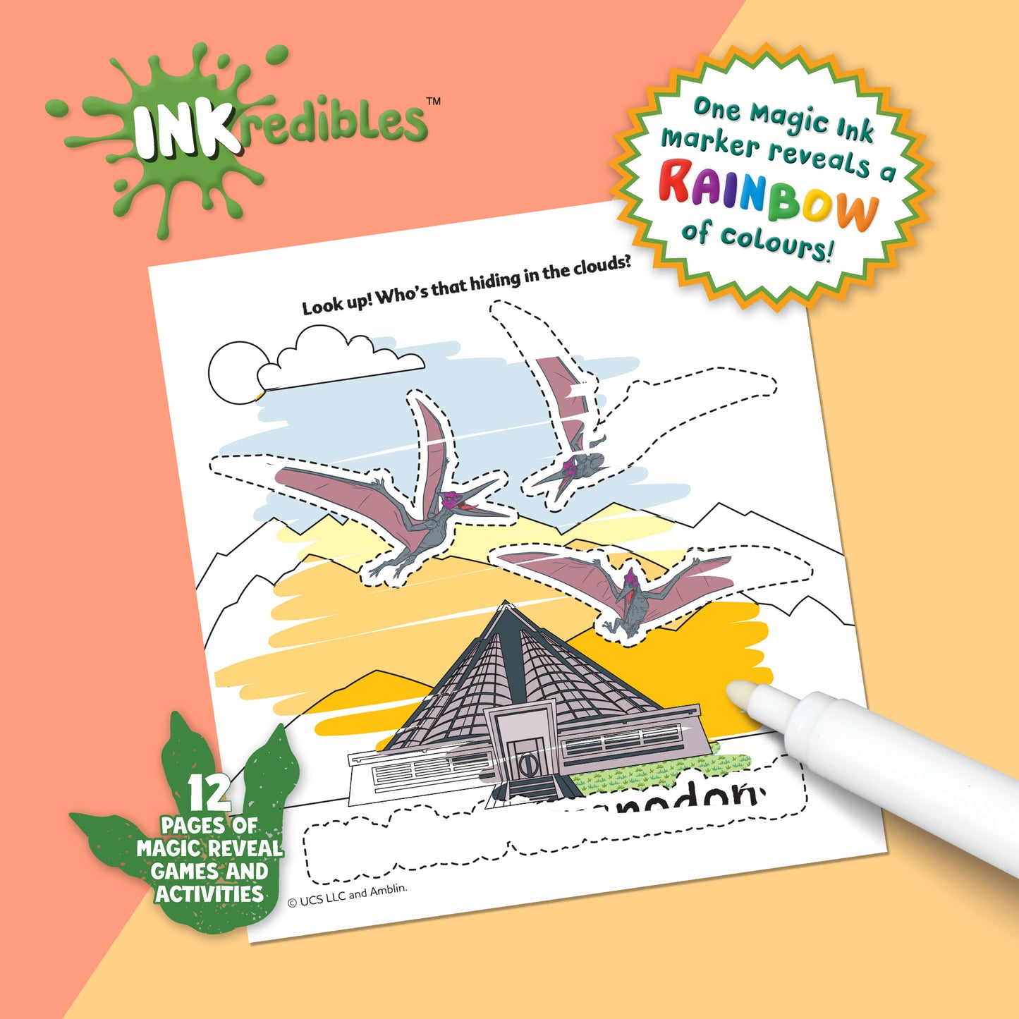 Inkredibles Jurassic World Magic Ink