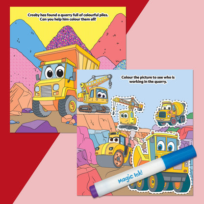 Inkredibles Diggers & Dumpers Magic Ink