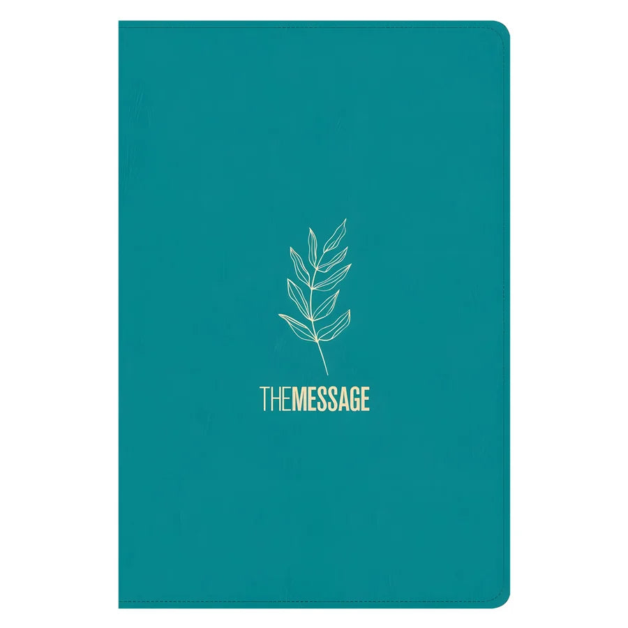 Bible The Message Deluxe Gift, Hosanna Teal (Imitation Leather)