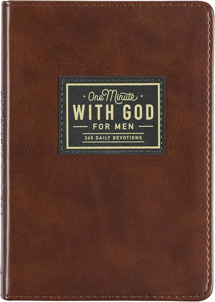 One Minute With God For Men (Imitation Leather)